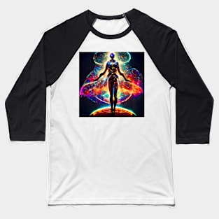 Cosmic Goddess - best selling Baseball T-Shirt